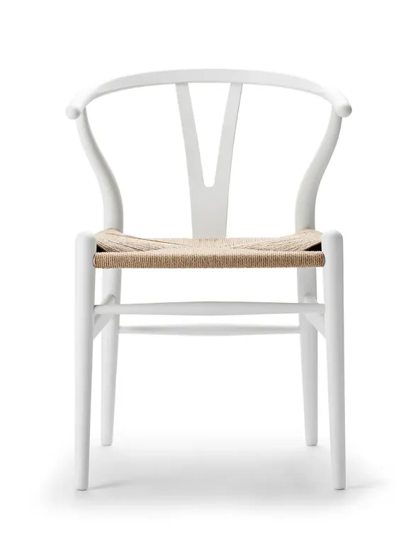 Y-stol CH24 Soft Natural White af Hans J. Wegner