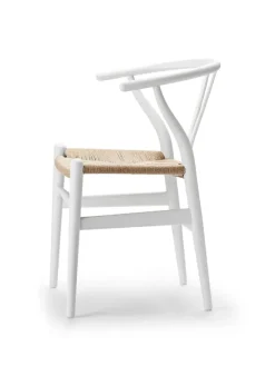 Y-stol CH24 Soft Natural White af Hans J. Wegner