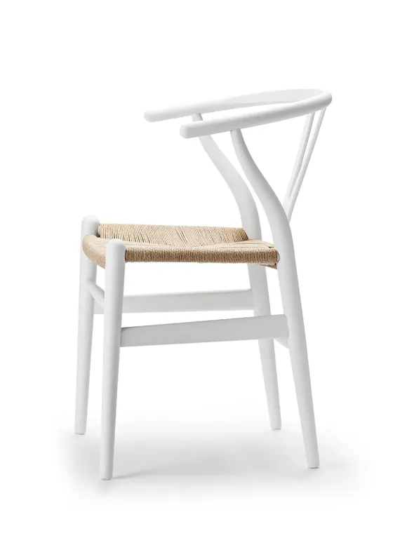 Y-stol CH24 Soft Natural White af Hans J. Wegner