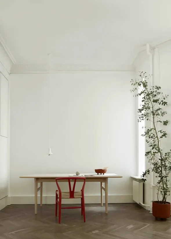 Y-stol CH24 Soft Red Brown af Hans J. Wegner