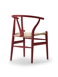 Y-stol CH24 Soft Red Brown af Hans J. Wegner