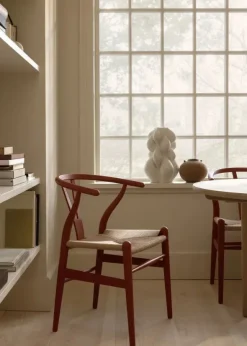 Y-stol CH24 Soft Terracotta af Hans J. Wegner