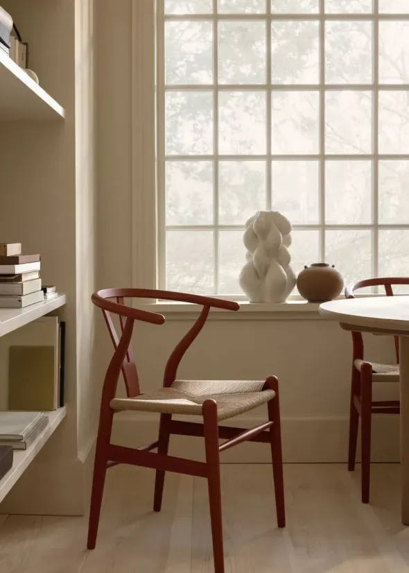 Y-stol CH24 Soft Terracotta af Hans J. Wegner