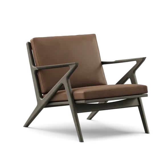 Z Chair, sortlakeret eg fra DK3