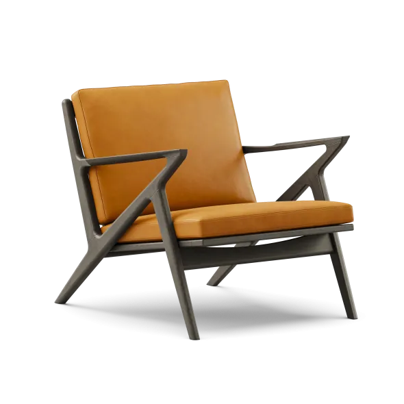 Z Chair, sortlakeret eg fra DK3