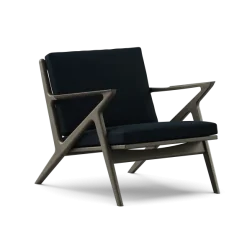 Z Chair, sortlakeret eg fra DK3