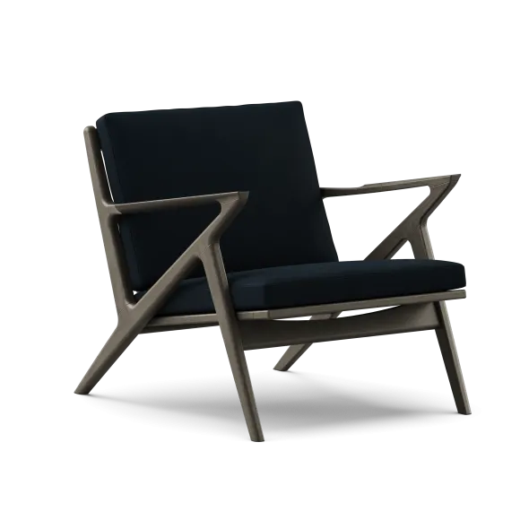 Z Chair, sortlakeret eg fra DK3