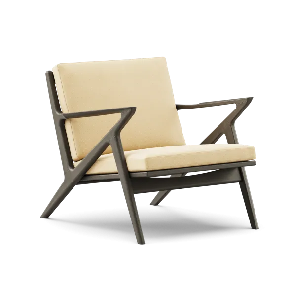 Z Chair, sortlakeret eg fra DK3
