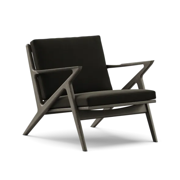 Z Chair, sortlakeret eg fra DK3