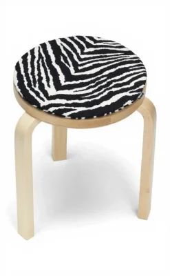 Zebra sædehynde til Stool 60 fra Artek